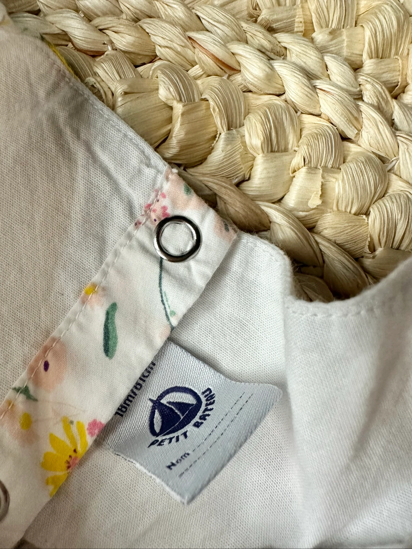 Bloemenjurk Petit Bateau korte mouwen 18 maanden – photo 6